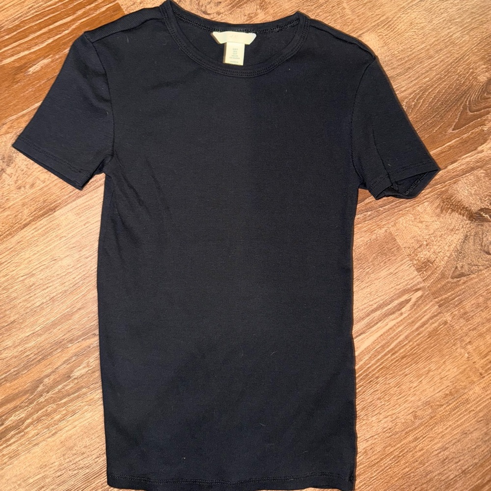 H&M Black Short Sleeve Tee